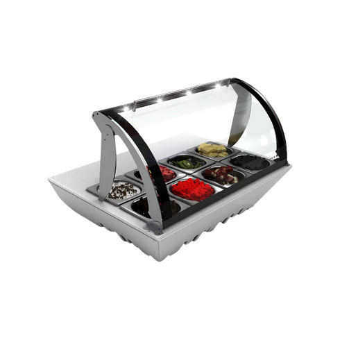 Vitrine réfrigérée à poser 8 GN 1/6 - 785