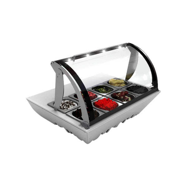 Vitrine réfrigérée à poser 8 GN 1/6 - 785