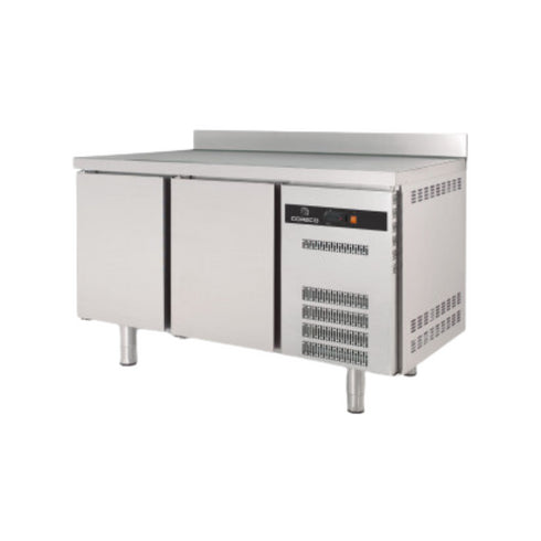 Meuble snack réfrigérée positive -2/+8°C gamme Classic - 2 portes pleines - 1495x600x850mm