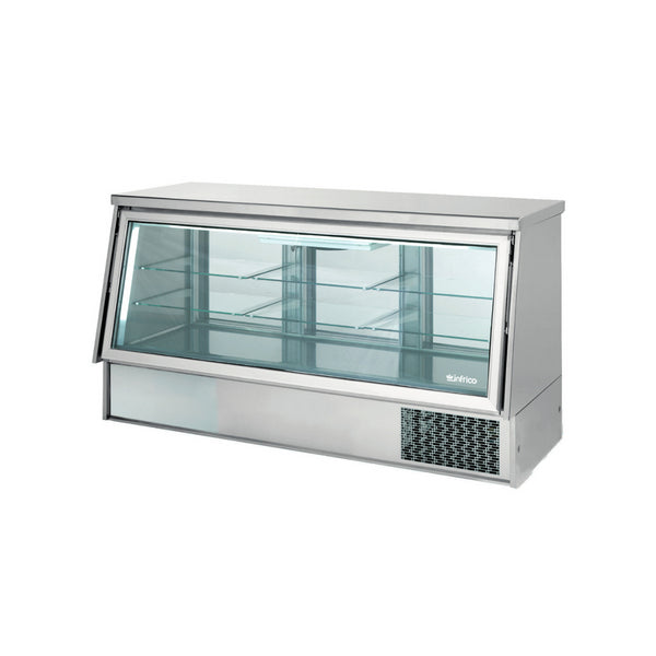 Vitrine réfrigérée comptoir panoramique +3/+6°C 2011x800x1060mm