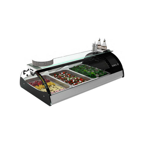 Vitrine réfrigérée à poser 2 GN 1/1 - 880