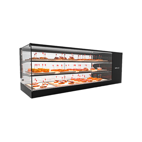 Vitrine réfrigérée FOOD à poser 3 niveaux - 970