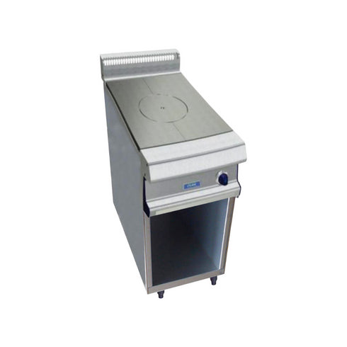 Plaque coup de feu gaz sur placard ouvert 1 plaque 400x836x900mm