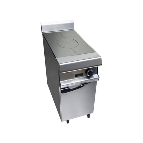 Plaque coup de feu gaz sur placard fermé 1 plaque 400x836x900mm