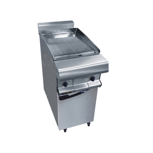 Plancha plaques à snacker inox électrique sur placard fermé 400x836x900mm