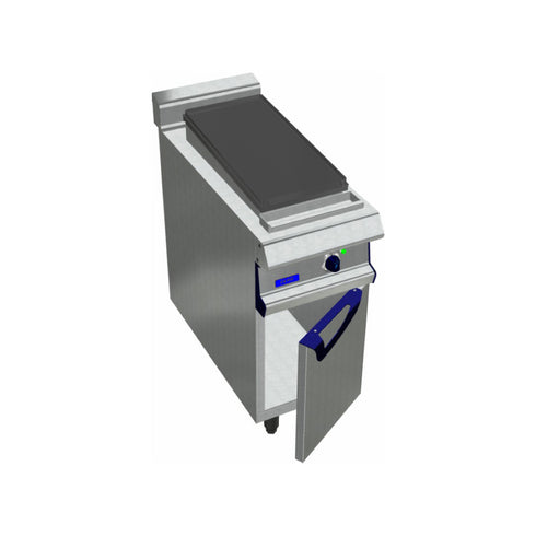 Plancha plaques à snacker électrique sur étuve plaque fonte 400x836x900mm