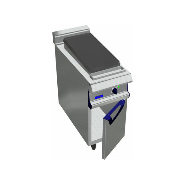 Plancha plaques à snacker électrique sur étuve plaque fonte 400x836x900mm