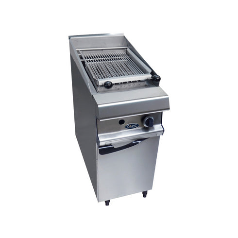 Grillade à pierres volcaniques gaz sur étuve 400x836x900mm