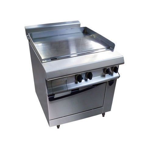 Plancha plaques à snacker inox électrique sur four 800x836x900mm