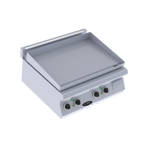 Plancha plaques à snacker électrique à poser plaque inox 800x725x270/370mm