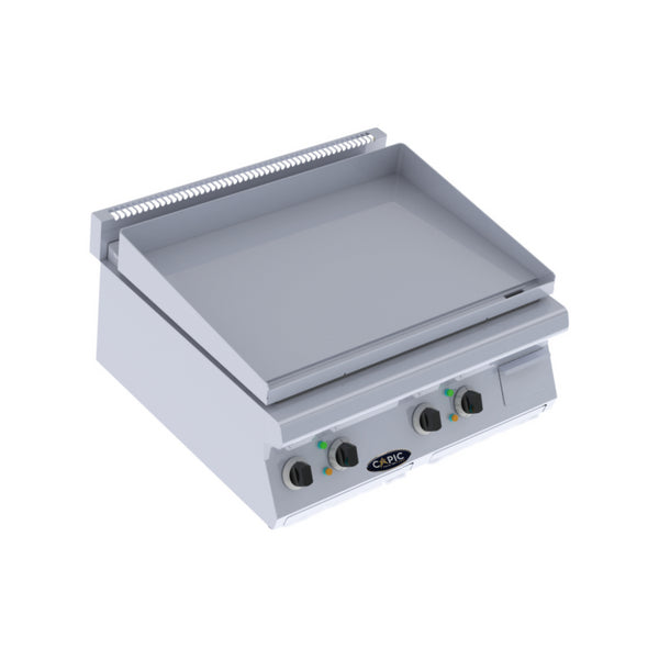 Plancha plaques à snacker électrique à poser plaque inox 800x725x270/370mm