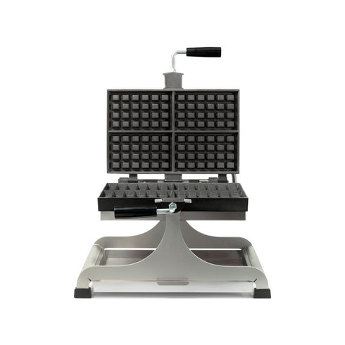 Gaufrier électrique 4x6 Bruxelles tournant grand 495×360×420mm